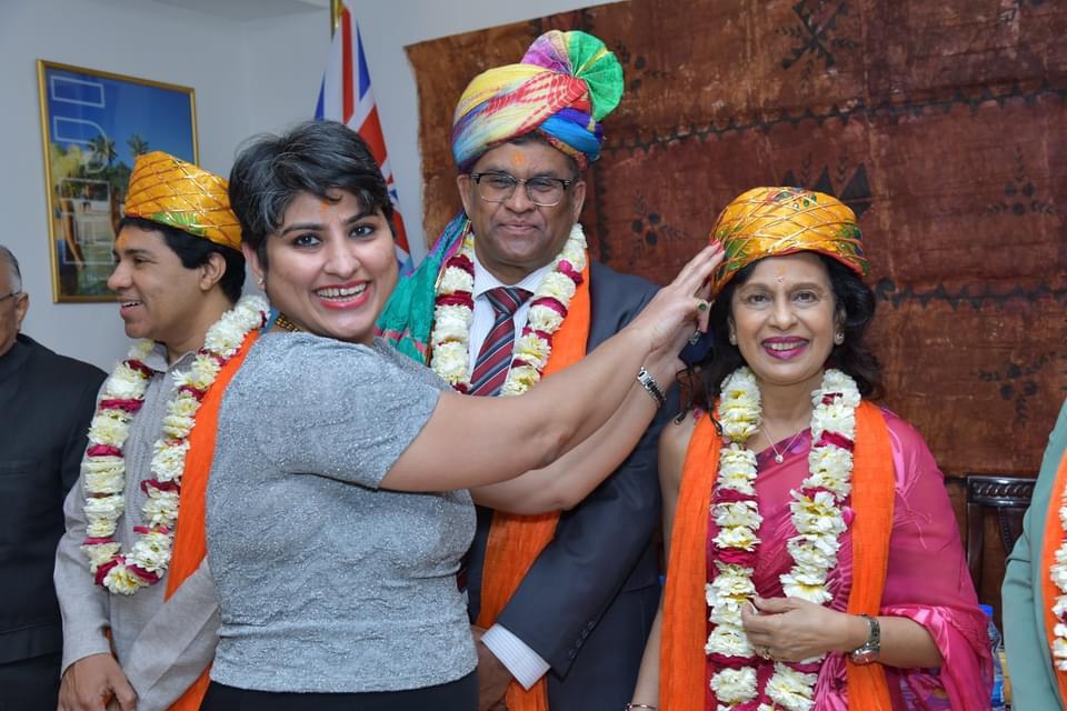 Happy Holi to Fiji and Mauritius His Highness and Her Highness