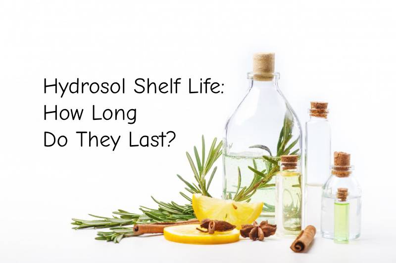 hydrosols shelf life and how can they last long represented by bottle and natural ingredients