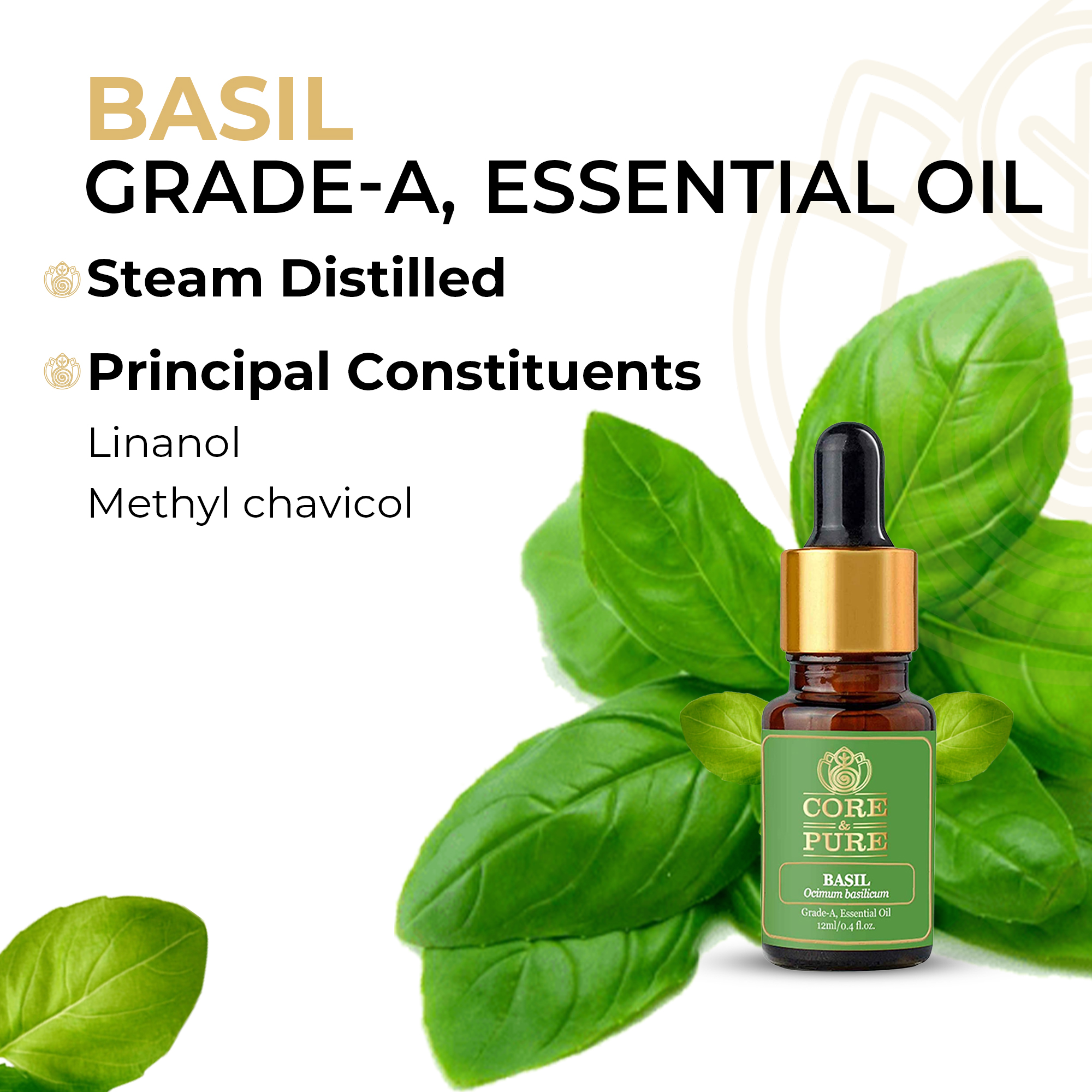 Basil Essential Oil Basil diffuser Blend Core Pure